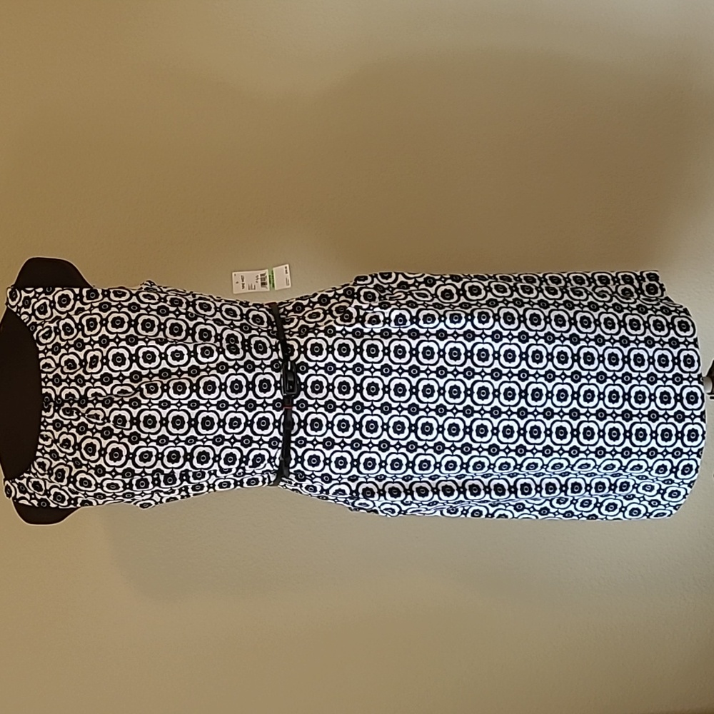 NWT Nine West Sleeveless Geometric Sheath Size 8